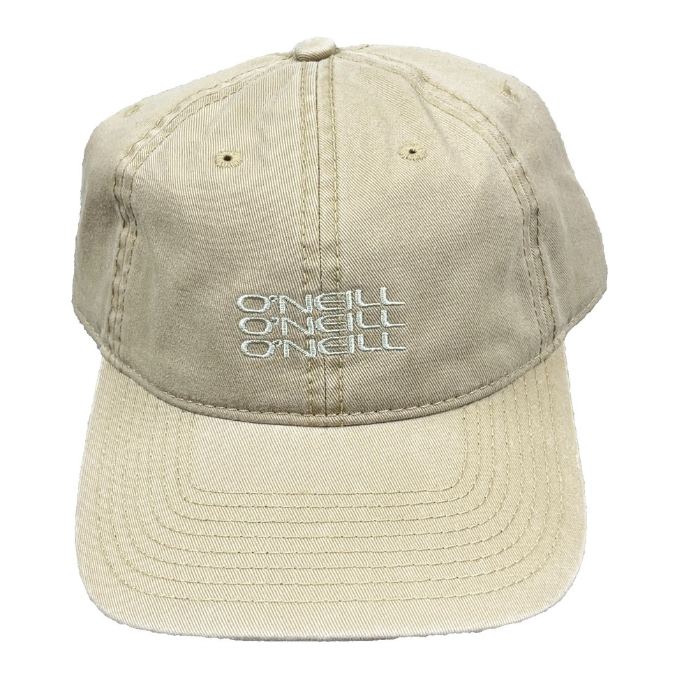 O'Neill Hat Cap Strap Back Tan Khaki Dad Skate Surf Adjustable Adult Mens